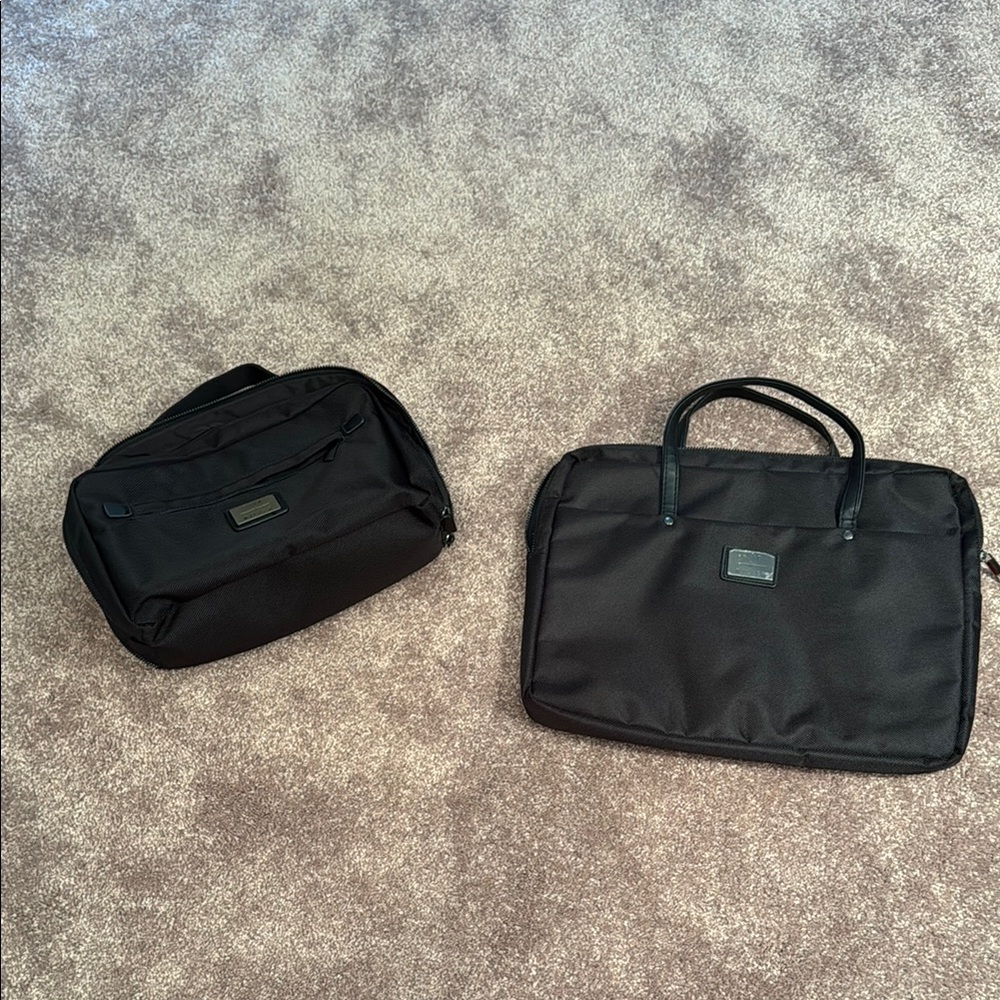 Laptop and toiletry Bag Set